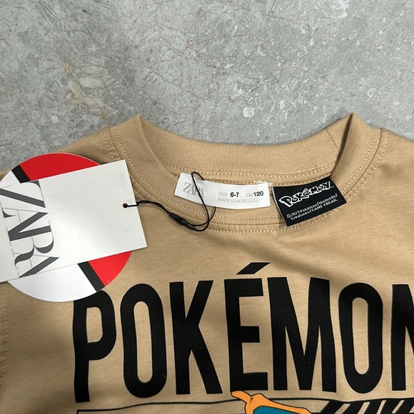 NWT Zara pokemon boys long sleeve shirt - Picture 2 of 5